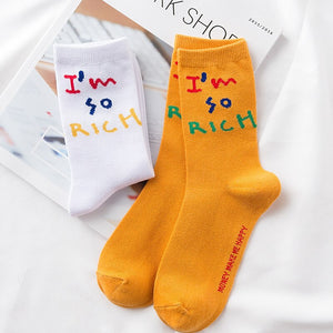 "I'm So Rich" Socks - Unisex