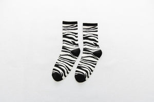 Zebra Socks - Unisex