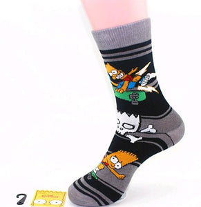 Simpson Burger Socks - Unisex