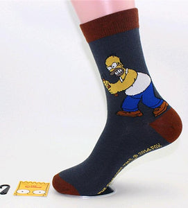 Simpson Burger Socks - Unisex