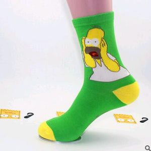 Simpson Burger Socks - Unisex