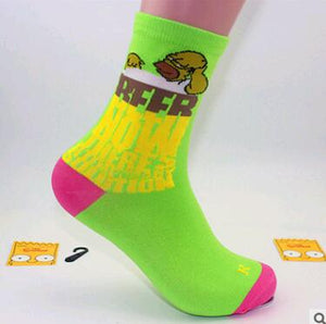 Simpson Burger Socks - Unisex