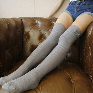 Lace Knee Socks - Female